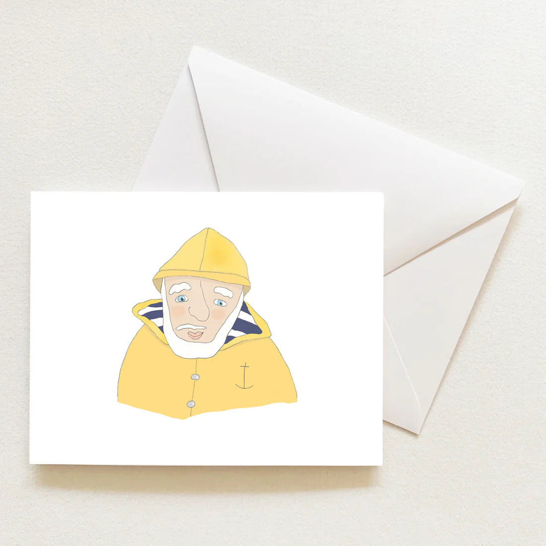 Sara Fitz Boxed Notecards — Skipper Slicker (Set of 8)