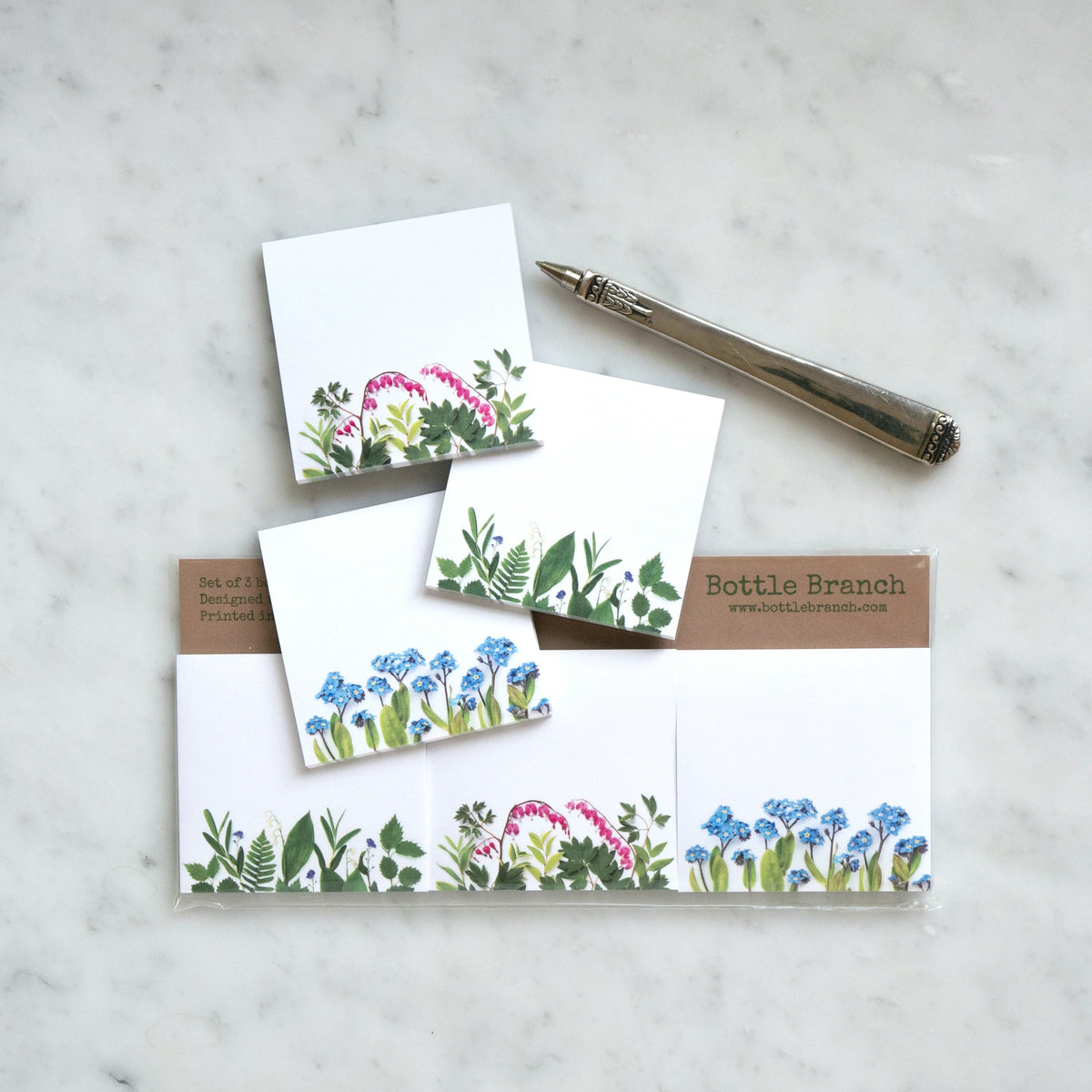 Woodland Spring Sticky Notes Set of 3