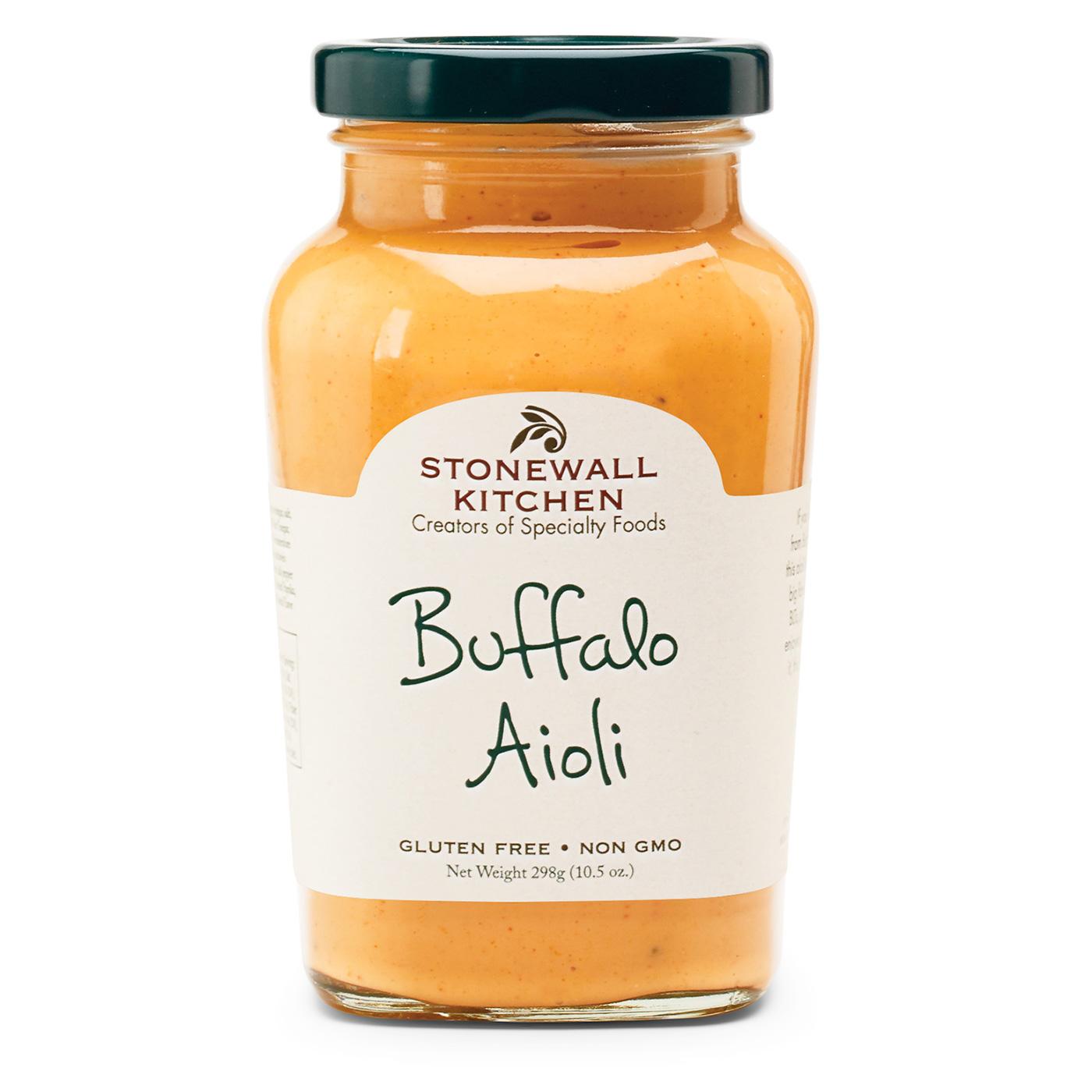 jar of stonewall kitchen buffalo aioli 10.5 oz. 299g made in maine