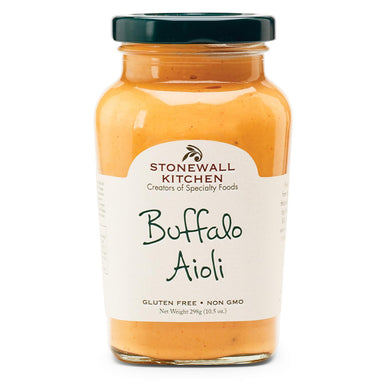 jar of stonewall kitchen buffalo aioli 10.5 oz. 299g made in maine