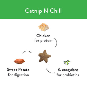 Catnip N Chill Chicken & Catnip Crunchy Cat Treats