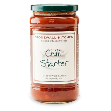 Jar Of Stonewall Kitchen Chili Starter 18 Oz. 510g Made In Maine