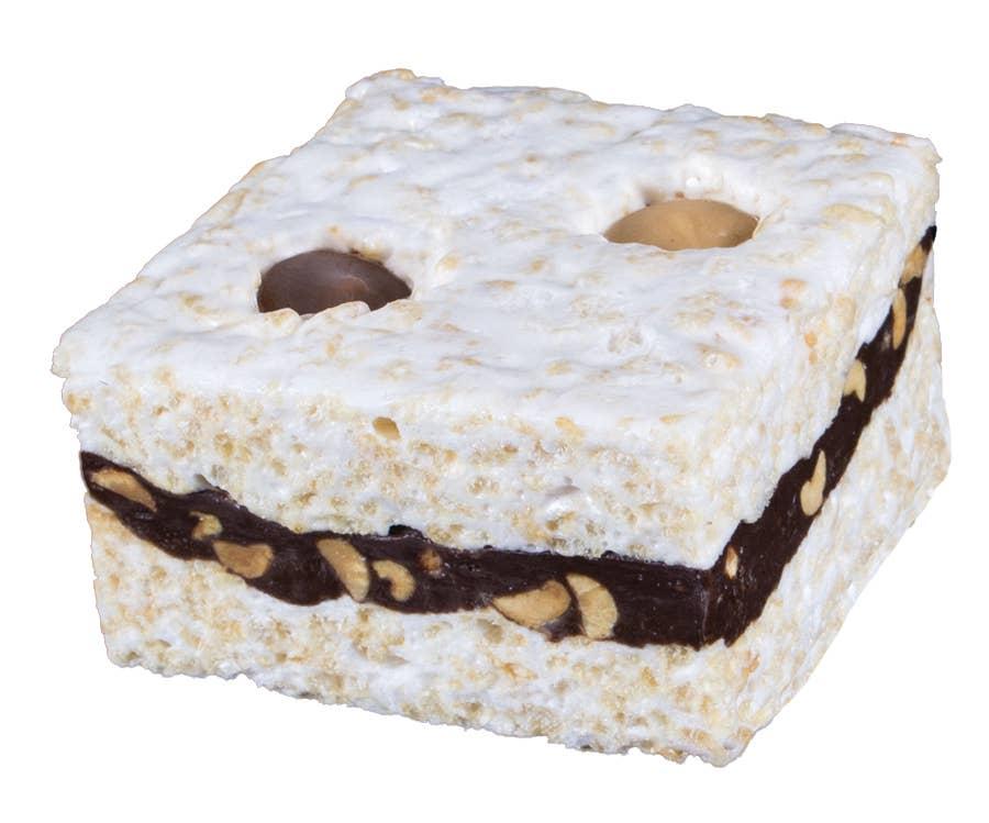 Chocolate Caramel &amp; Nuts Crispy Treat