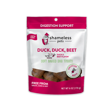 Duck Duck Beet Soft Baked Dog Treats