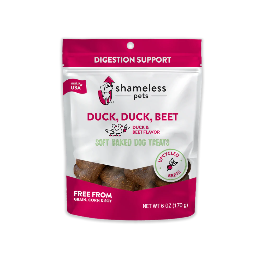 Duck Duck Beet Soft Baked Dog Treats