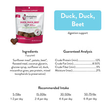 Load image into Gallery viewer, Duck Duck Beet Soft Baked Dog Treats