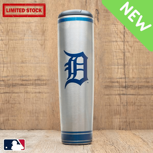 Detroit Tigers Metal Baseball Bat Mug