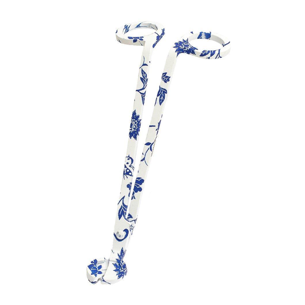 Blue &amp; White Floral Wick Trimmer