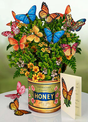 Butterflies & Buttercups Pop-Up Floral Bouquet Greeting Card