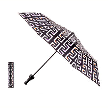 Load image into Gallery viewer, Geometric Black Bottle Umbrella