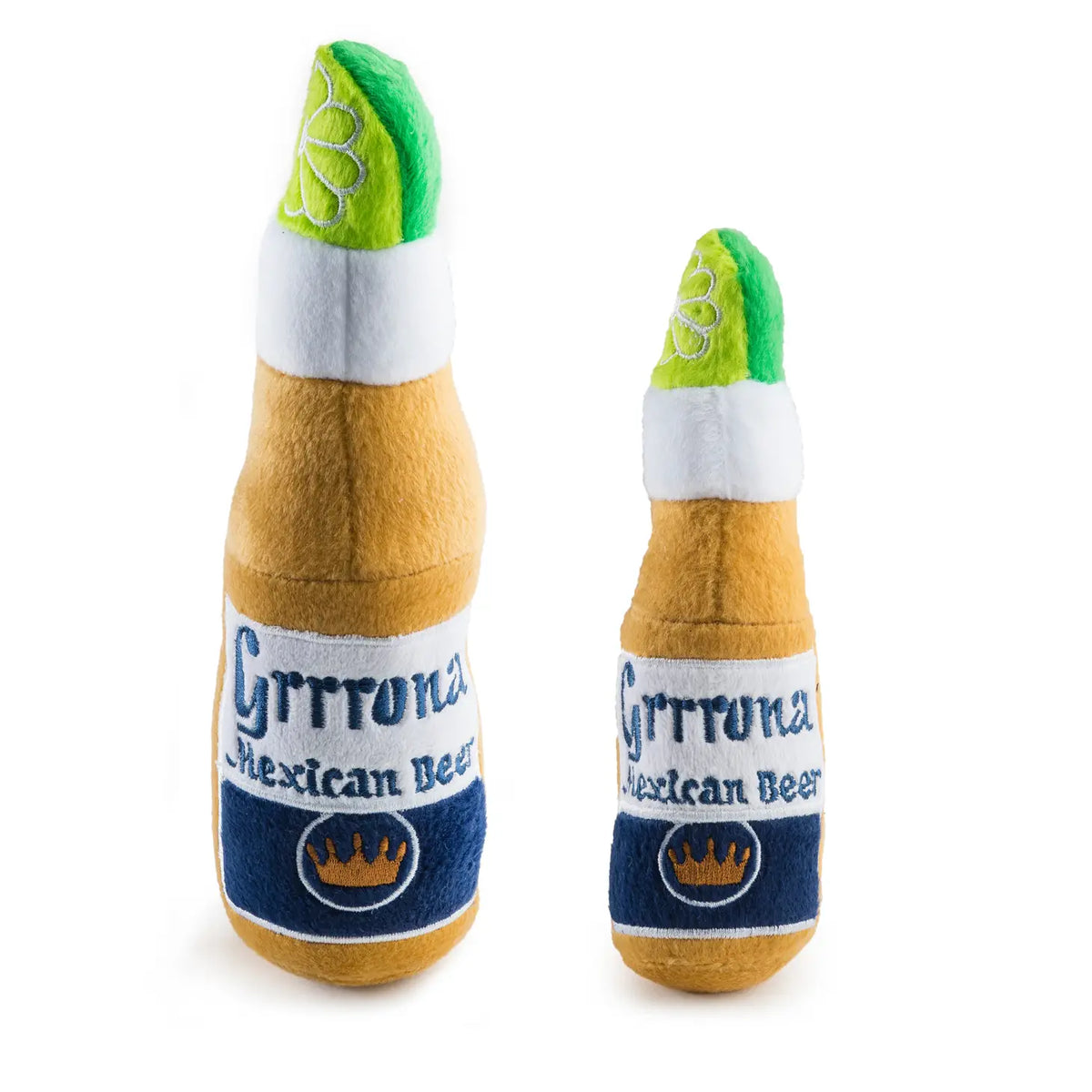 Grrrona Beer Bottle Plush Dog Toy