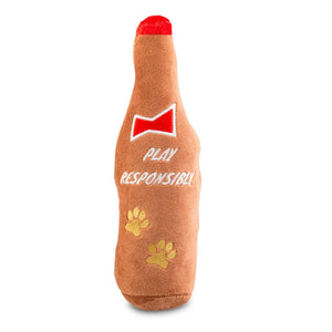 Barkweiser Bottle Plush Dog Toy