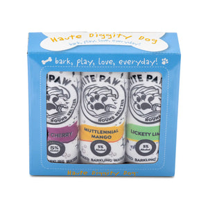 White Paw Hound Seltzer 3 Pack Plush Dog Toys