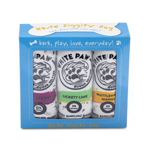 White Paw Hound Seltzer 3 Pack Plush Dog Toys