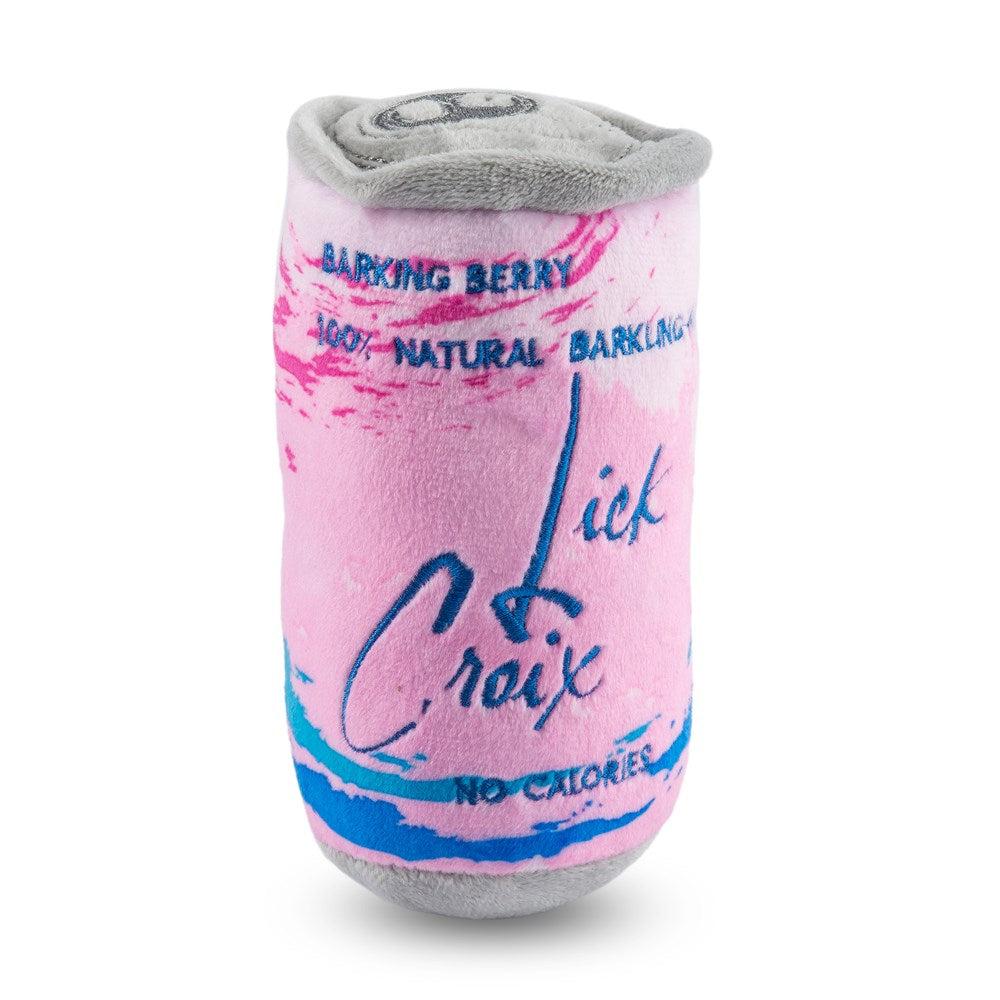 Lick Croix Barkling Water Barkin&#39; Berry Plush Dog Toy