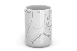 Ogunquit Map Ceramic Coffee Mug