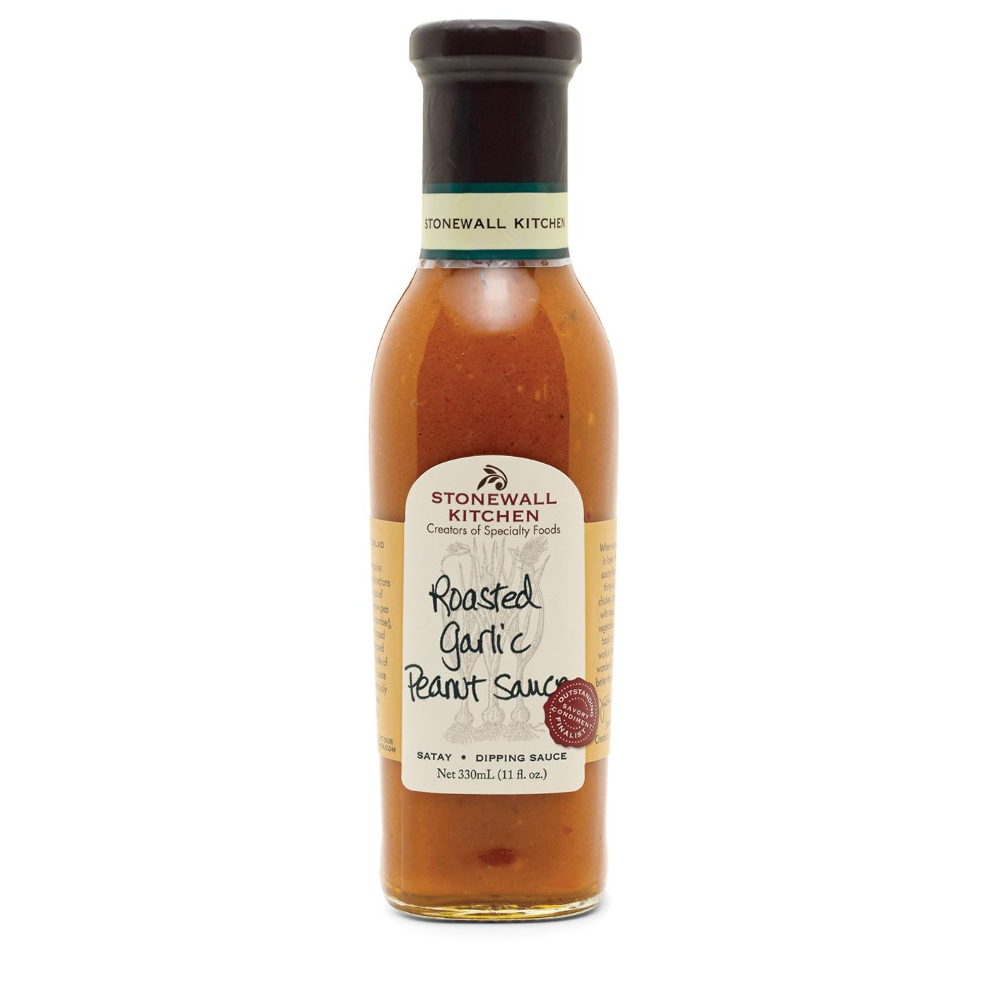 Roasted Garlic Peanut Sauce
