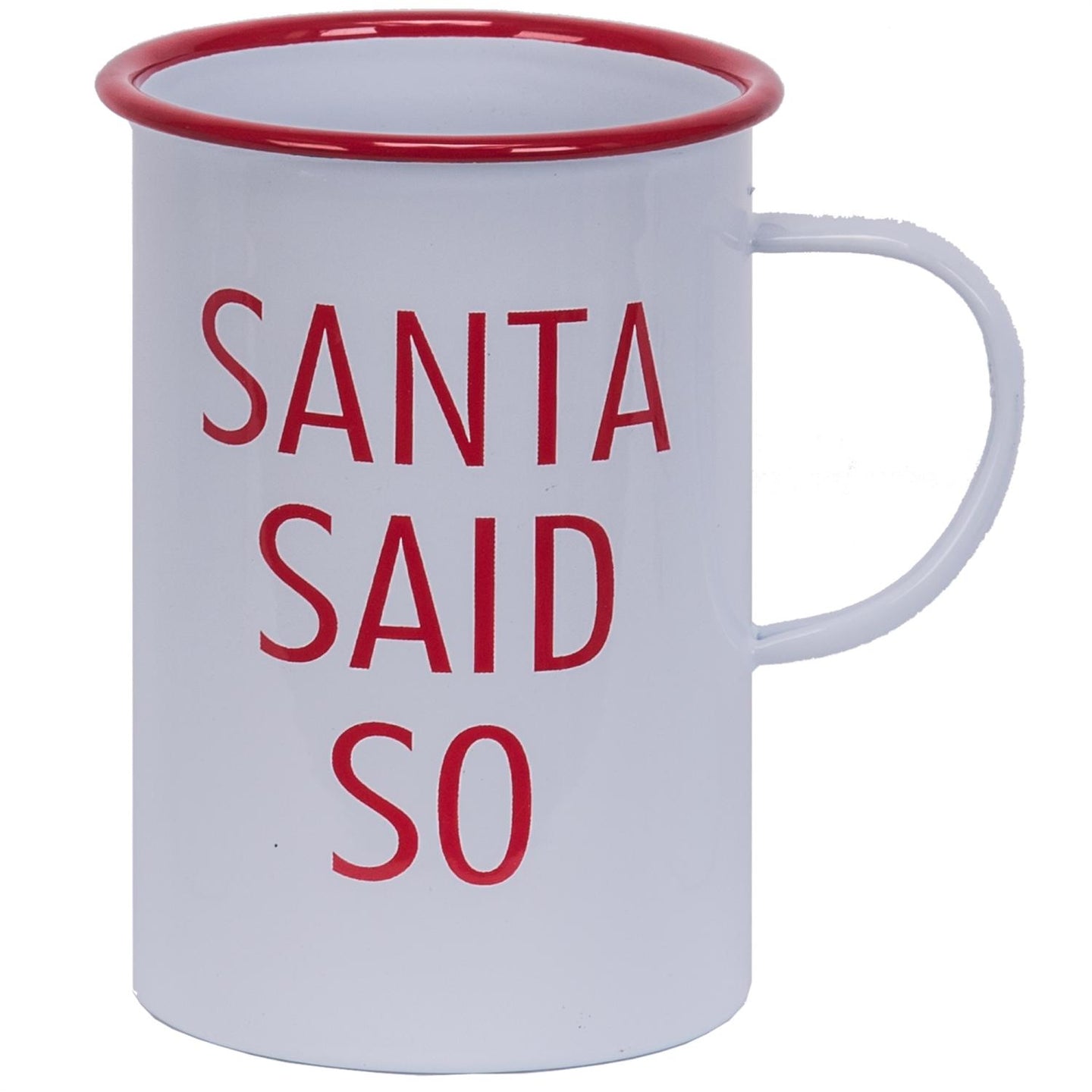 Santa Said So Enamelware Mug