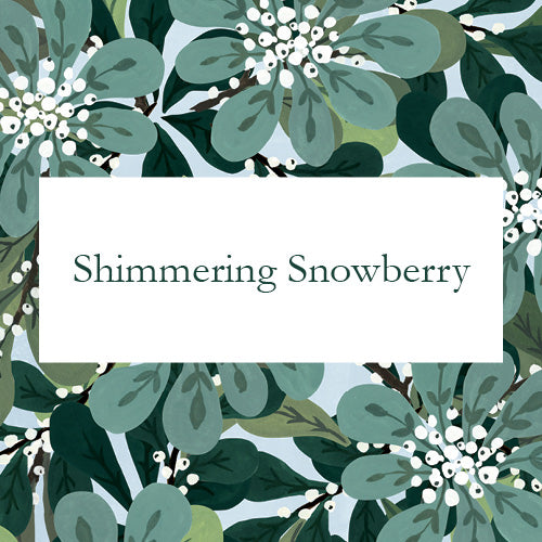 Snowberry glistens