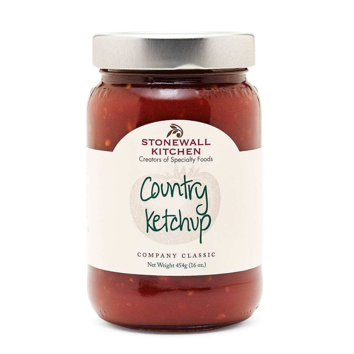 jar of Stonewall Kitchen Country Ketchup 16 oz. 454g made in Maine company classic