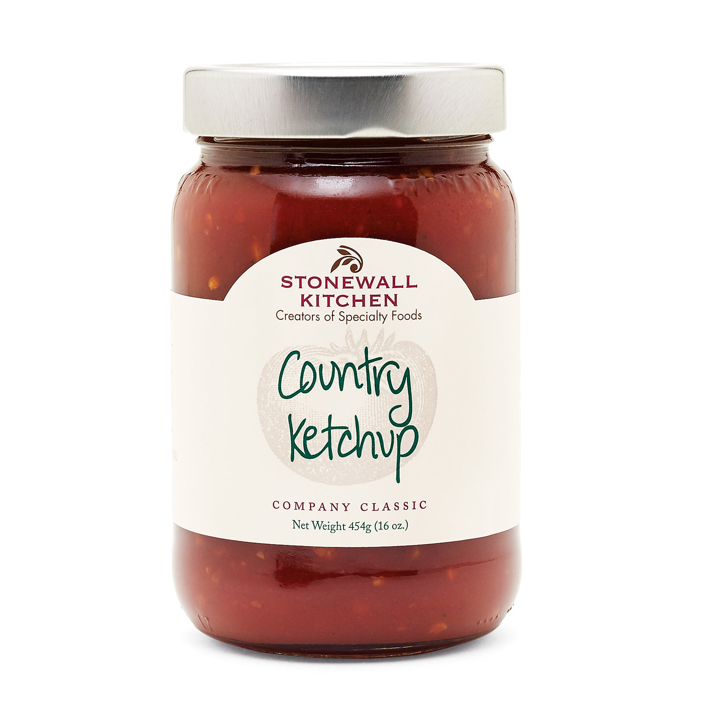 jar of Stonewall Kitchen Country Ketchup 16 oz. 454g made in Maine company classic