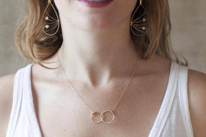 Two Souls Necklace Gold