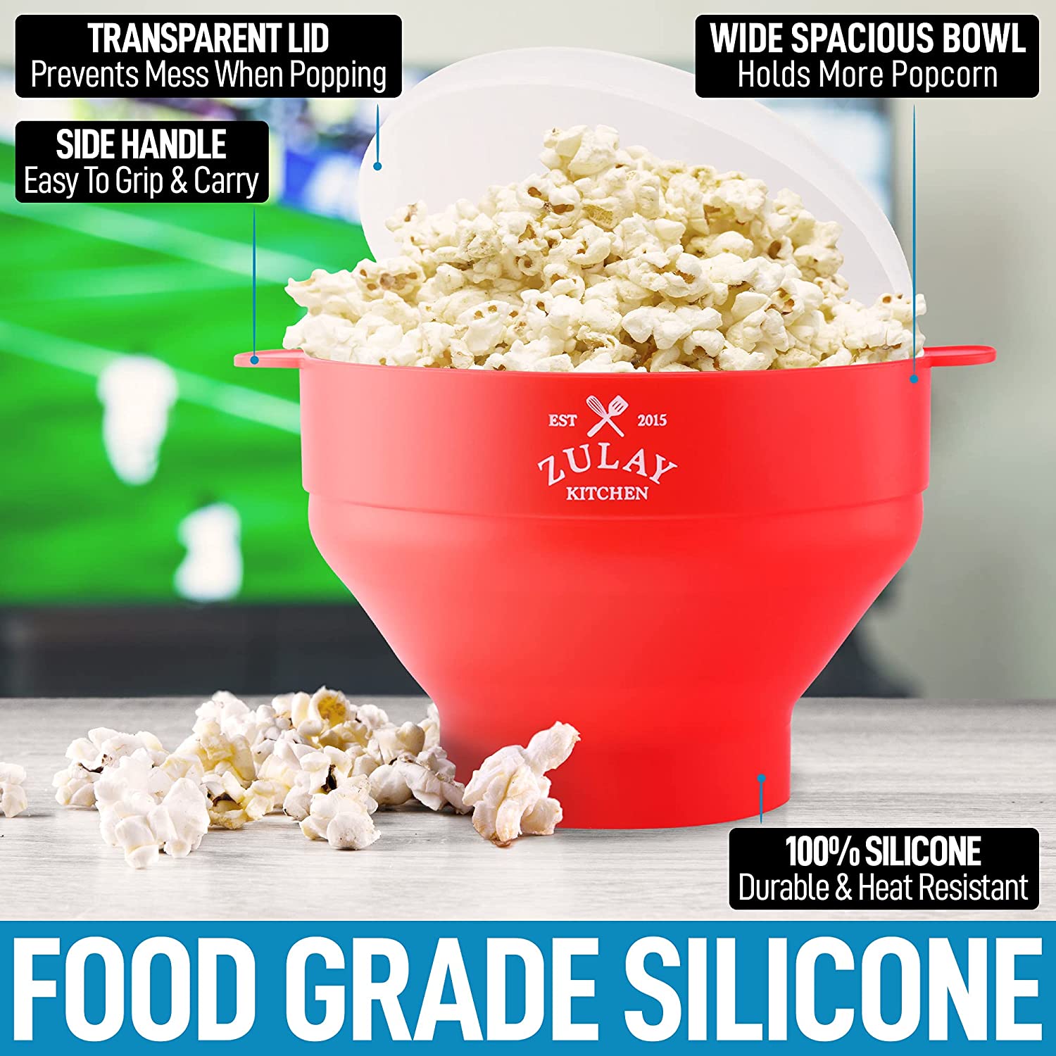Collapsible Popcorn Popper, Food Gifts, Healthy Snacks