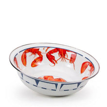Load image into Gallery viewer, Lobster Enamelware Serving Bowl