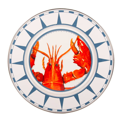 Lobster Enamelware Dinner Plate
