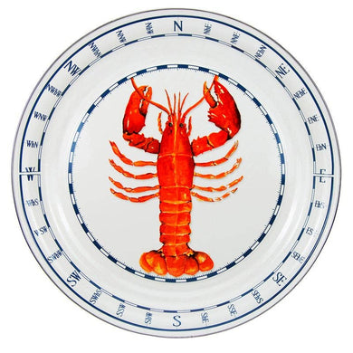 Lobster Enamelware Large Tray