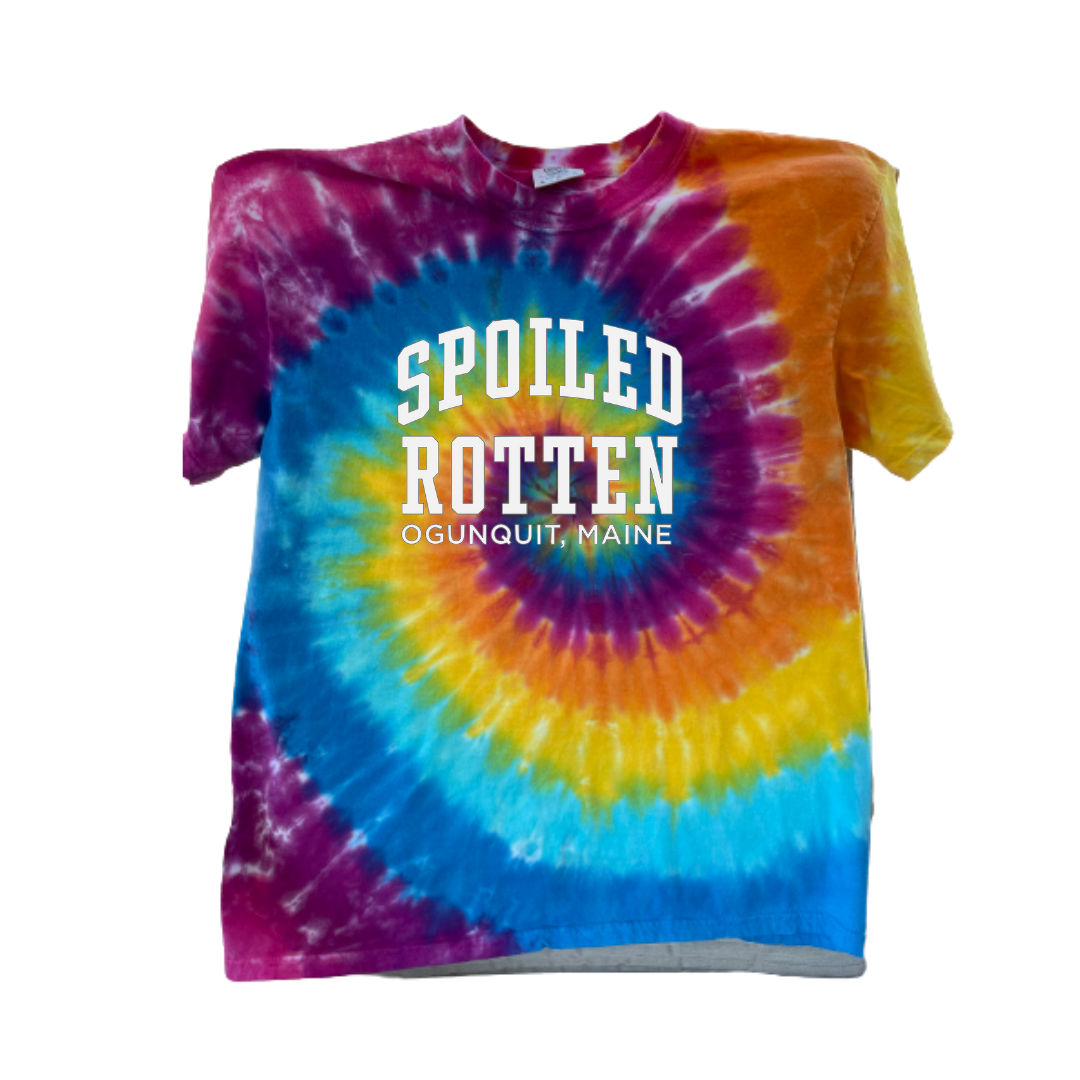 Spoiled Rotten Short Sleeve T-Shirt Tie Dye