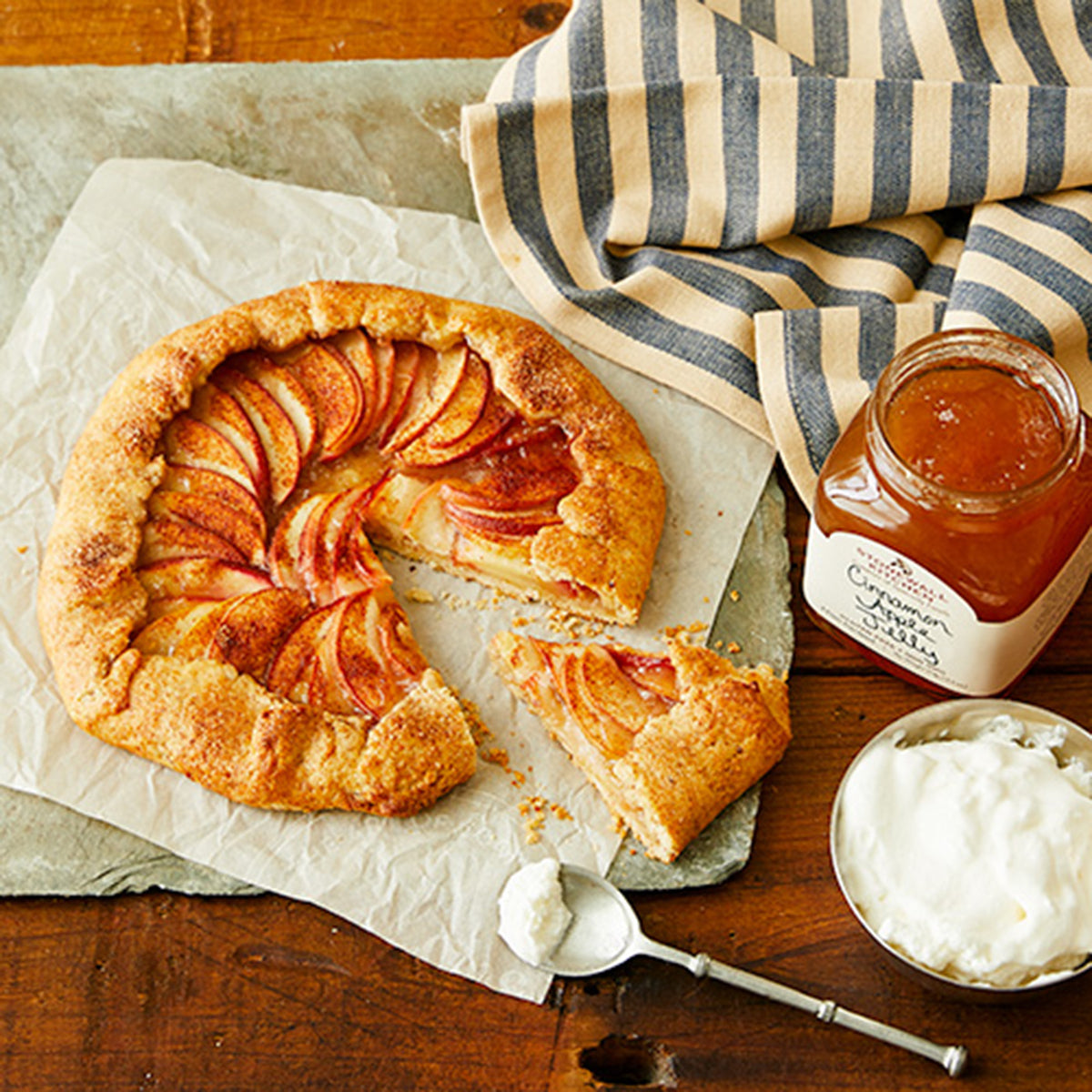 Cinnamon apple galette made with Stonewall Kitchen Cinnamon apple jelly